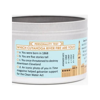 JD and Kate Industries Cuyahoga River Fire Scented Candle-Accessories - Novelty - Decor-Appalachian Outfitters