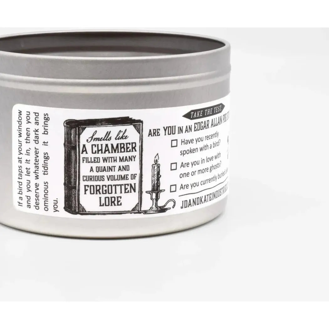 JD and Kate Industries Edgar Allan Poe Scented Candle-Accessories - Novelty - Decor-Appalachian Outfitters