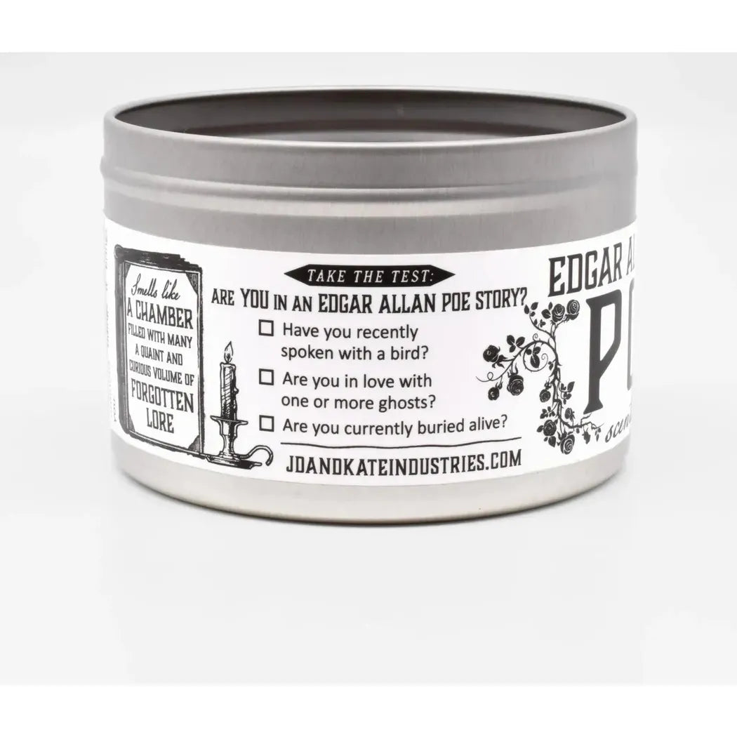 JD and Kate Industries Edgar Allan Poe Scented Candle-Accessories - Novelty - Decor-Appalachian Outfitters