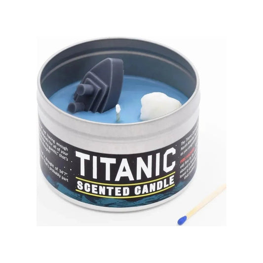 JD and Kate Industries Titanic Scented Candle-Accessories - Novelty - Decor-Appalachian Outfitters