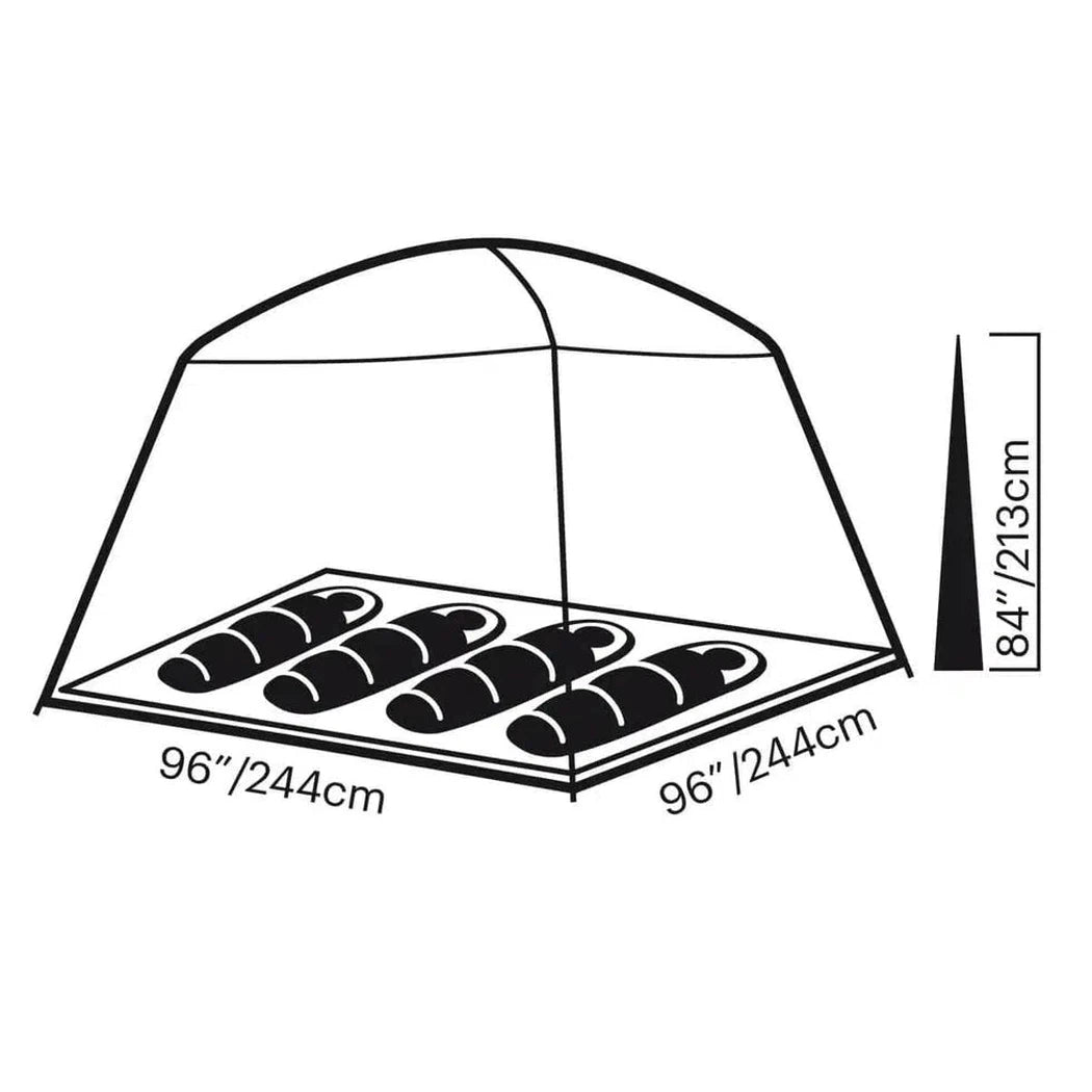 Johnson Outdoors Eureka! Copper Canyon LX 4-Camping - Tents & Shelters - Tents-Appalachian Outfitters