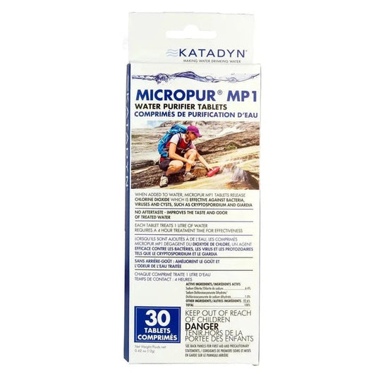 Katadyn Micropur Purification Tablets (Package of 30)-Camping - Water Treatment-Appalachian Outfitters