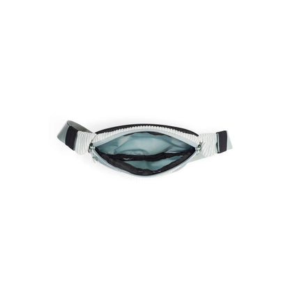 A top-down view of the Kavu Cord Spectator in Chocolate showing the zippered main compartment and adjustable strap against a white background.