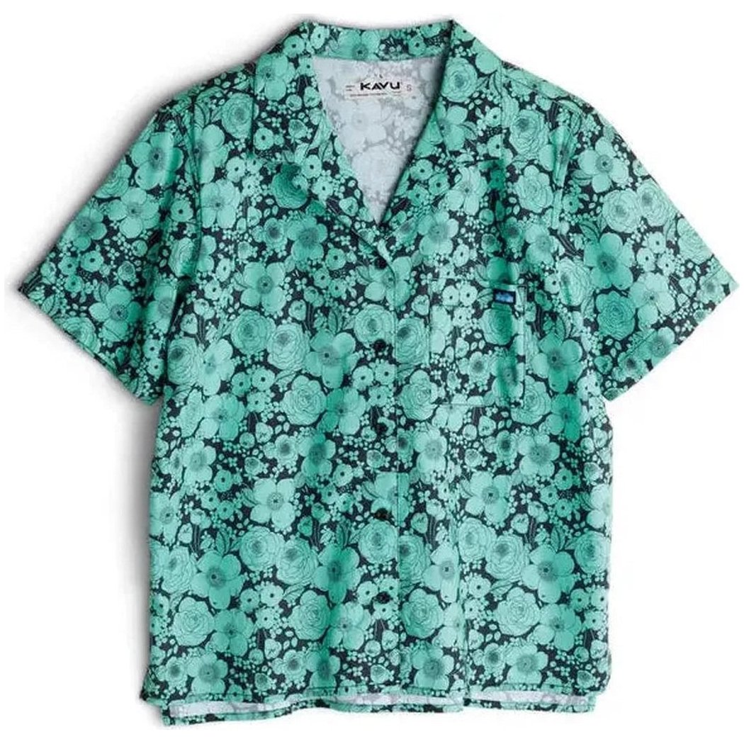 Kavu Women's Cedar Springs-Women's - Clothing - Tops-Green Bloom-S-Appalachian Outfitters
