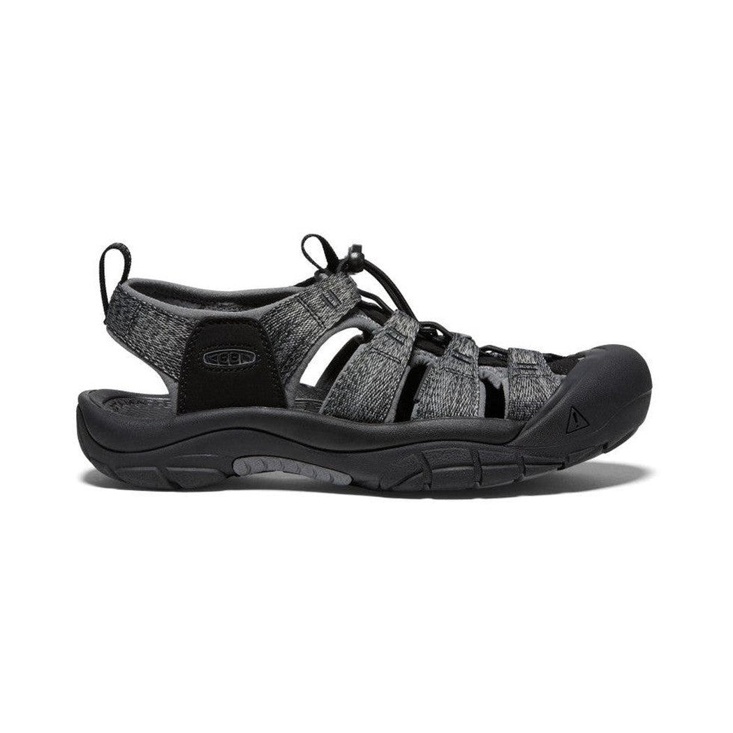 Keen Men's Newport H2-Men's - Footwear - Sandals-Black/Steel Grey-8.5-Appalachian Outfitters