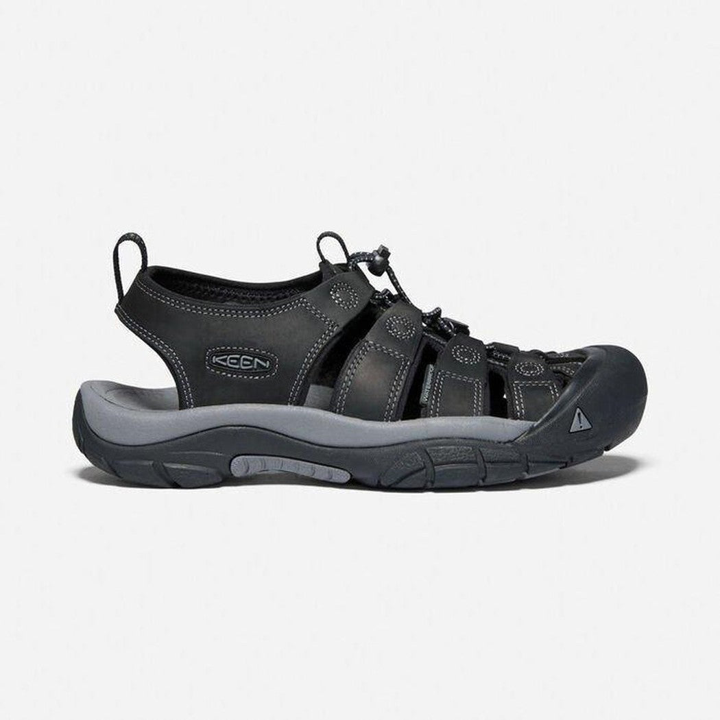 Keen Men's Newport-Men's - Footwear - Sandals-Black/Steel Grey-8-Appalachian Outfitters