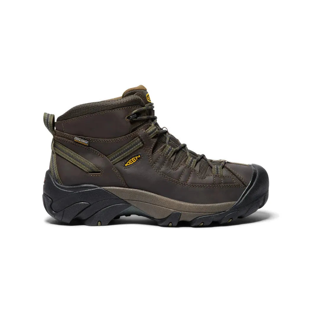 Keen Men's Targhee II Waterproof Mid-Men's - Footwear - Boots-Canteen/Dark Olive-Wide-10.5-Appalachian Outfitters