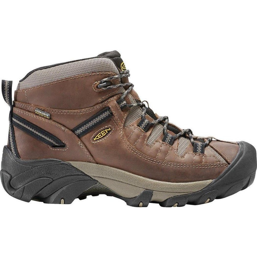 Keen Men's Targhee II Waterproof Mid-Men's - Footwear - Boots-Shitake/Brindle-Regular-8-Appalachian Outfitters