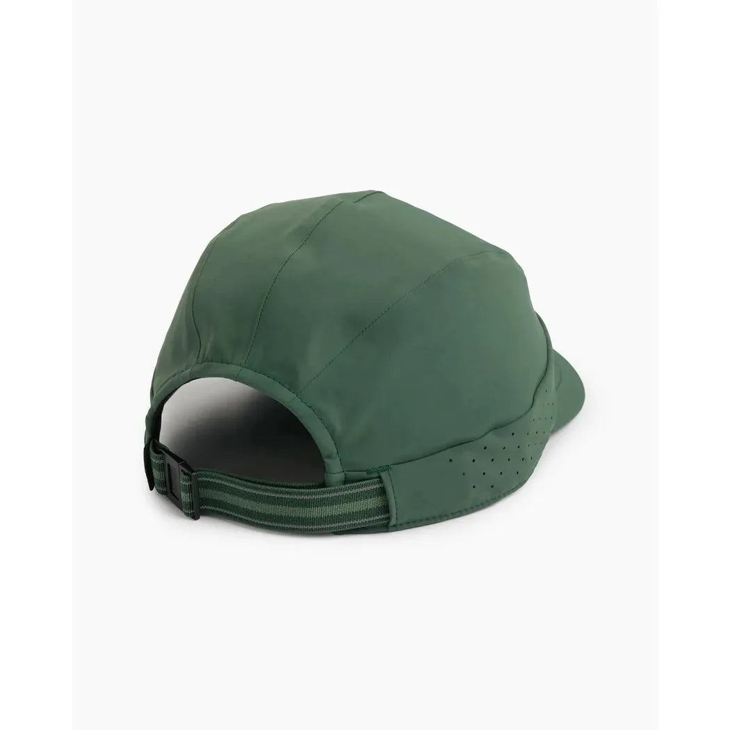 Back view of the Kuhl AirKuhl Cap in Pirate Blue showing the adjustable strap and perforated side panel against a white background.