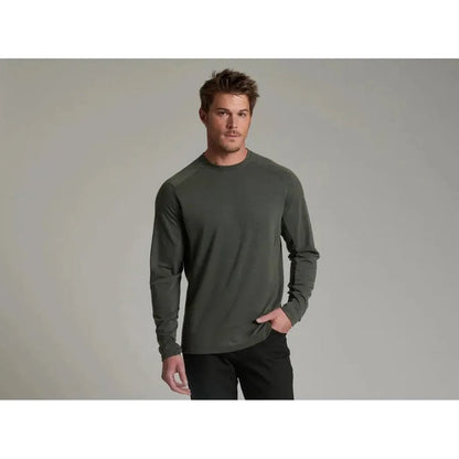 Kuhl Men's Influx Long Sleeve-Men's - Clothing - Tops-Moss Stone-M-Appalachian Outfitters