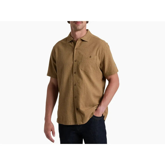 Kuhl Men's Kastaway Short Sleeve-Men's - Clothing - Tops-Desert Sand-M-Appalachian Outfitters