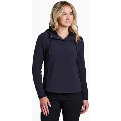 Kuhl Women's Aero Fleece Pullover-Women's - Clothing - Tops-Blackout-S-Appalachian Outfitters