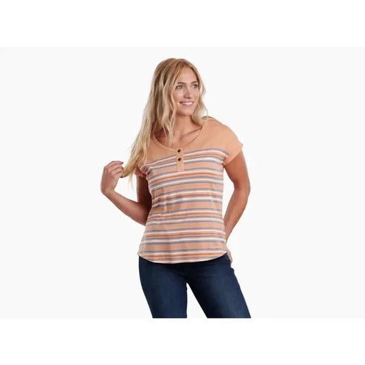 Kuhl Women's Solstice Short Sleeve-Women's - Clothing - Tops-Sandstone-S-Appalachian Outfitters