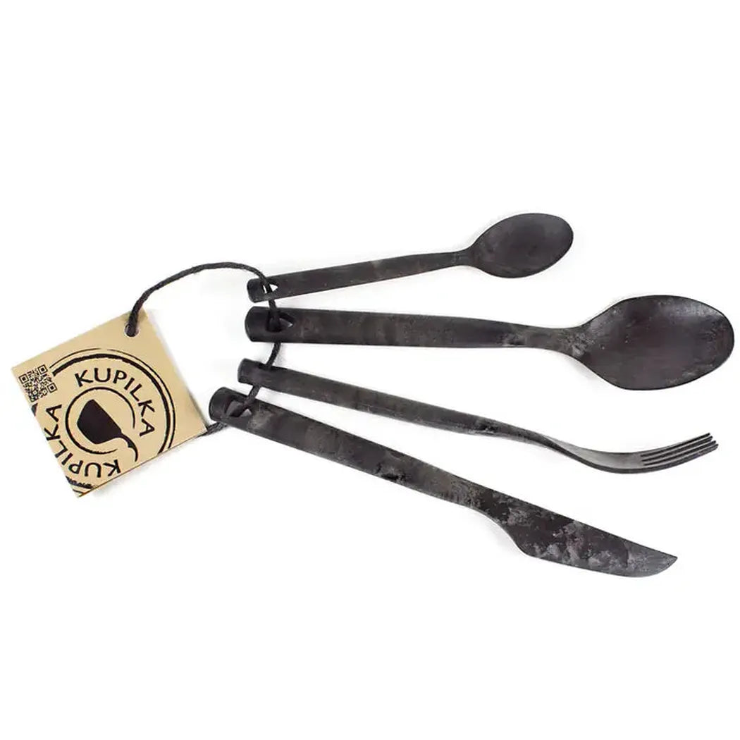 Kupilka Cutlery Set-Camping - Cooking - Dishware-Black-Appalachian Outfitters