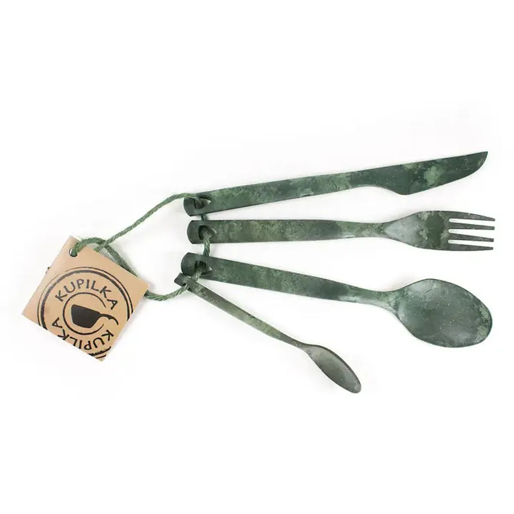 Kupilka Cutlery Set-Camping - Cooking - Dishware-Green-Appalachian Outfitters