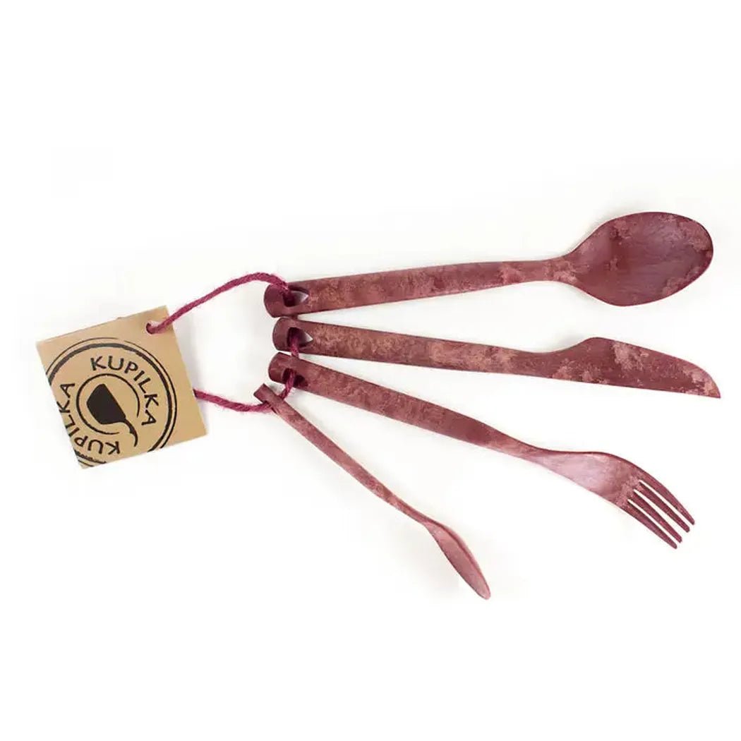 Kupilka Cutlery Set-Camping - Cooking - Dishware-Red-Appalachian Outfitters