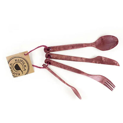Kupilka Cutlery Set-Camping - Cooking - Dishware-Red-Appalachian Outfitters