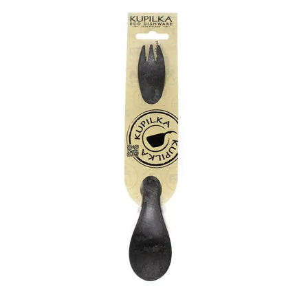 Kupilka Spork 225 Long Utensil-Camping - Cooking - Dishware-Black-Appalachian Outfitters