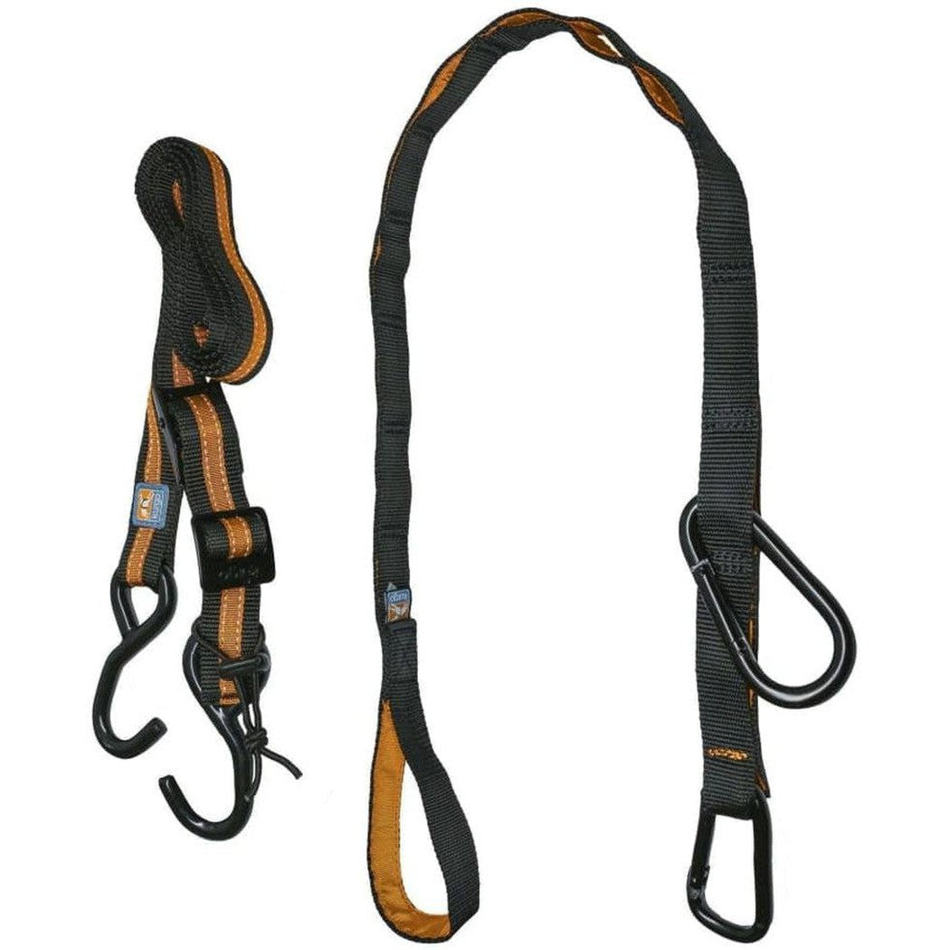 Kurgo Auto Zip Line with Leash/tether-Pets - Travel - Car Accessories-Black/Orange-Appalachian Outfitters