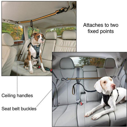 Kurgo Auto Zip Line with Leash/tether-Pets - Travel - Car Accessories-Appalachian Outfitters