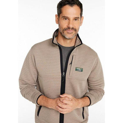 L.L.Bean Men's Airlight Knit Full Zip-Men's - Clothing - Tops-Putty-M-Appalachian Outfitters