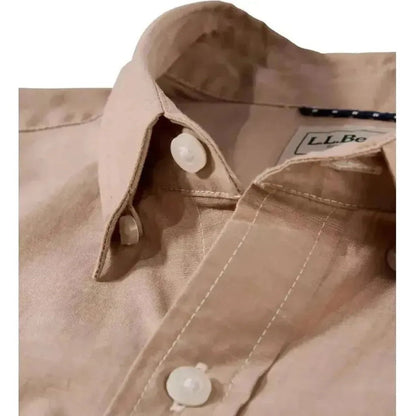 L.L.Bean Men's Comfort Stretch Performance Chambray Shirt-Men's - Clothing - Tops-Appalachian Outfitters