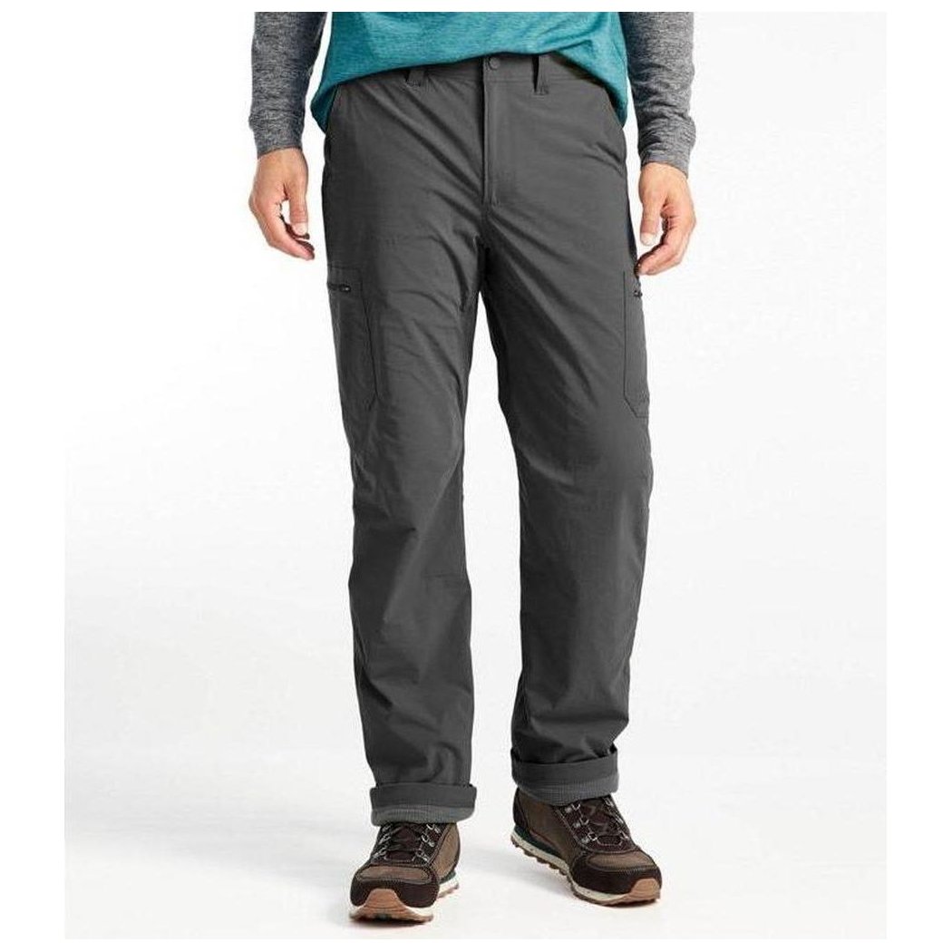 L.L.Bean Men's Cresta Hiking Pant Fleece Lined-Men's - Clothing - Bottoms-Alloy Gray-32-30"-Appalachian Outfitters