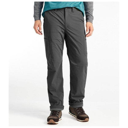 L.L.Bean Men's Cresta Hiking Pant Fleece Lined-Men's - Clothing - Bottoms-Alloy Gray-32-30"-Appalachian Outfitters