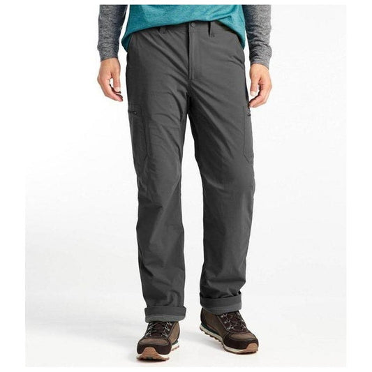 L.L.Bean Men's Cresta Hiking Pant Fleece Lined-Men's - Clothing - Bottoms-Alloy Gray-32-30"-Appalachian Outfitters