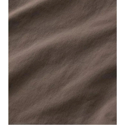 The L.L.Bean Men's Cresta Hiking Zip Off Pant in Dark Cinder shows the fabric texture and natural wrinkles from the camera angle.