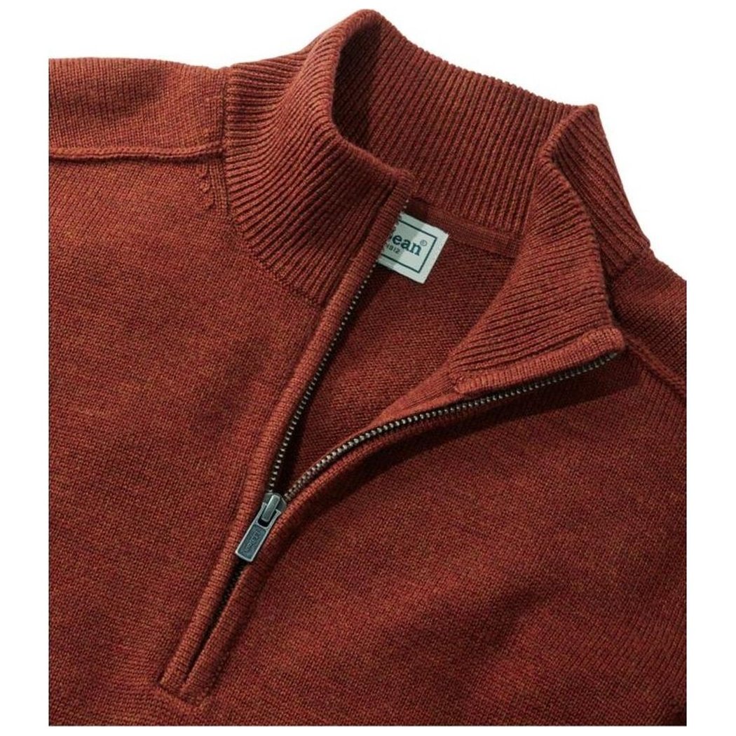 L.L.Bean Men's Essential Merino Quarter-Zip Sweaters-Men's - Clothing - Tops-Appalachian Outfitters