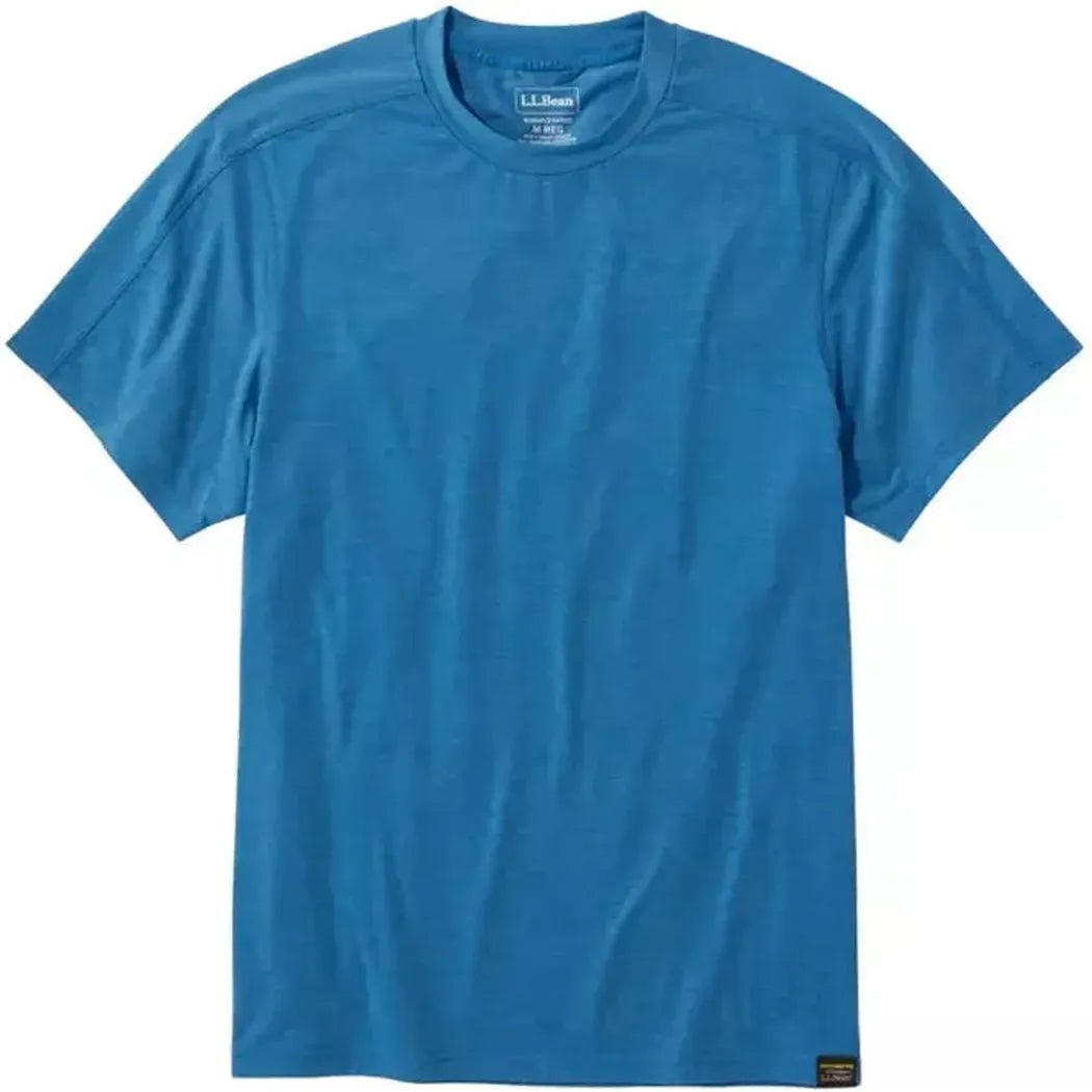 L.L.Bean Men's Everyday SunSmart Tee Short Sleeve-Men's - Clothing - Tops-Blue Water-M-Appalachian Outfitters