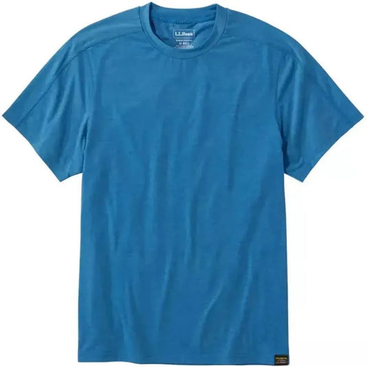 L.L.Bean Men's Everyday SunSmart Tee Short Sleeve-Men's - Clothing - Tops-Blue Water-M-Appalachian Outfitters