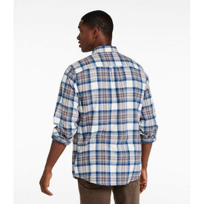 L.L.Bean Men's Long Sleeve Scotch Plaid Flannel Shirt-Men's - Clothing - Tops-Appalachian Outfitters