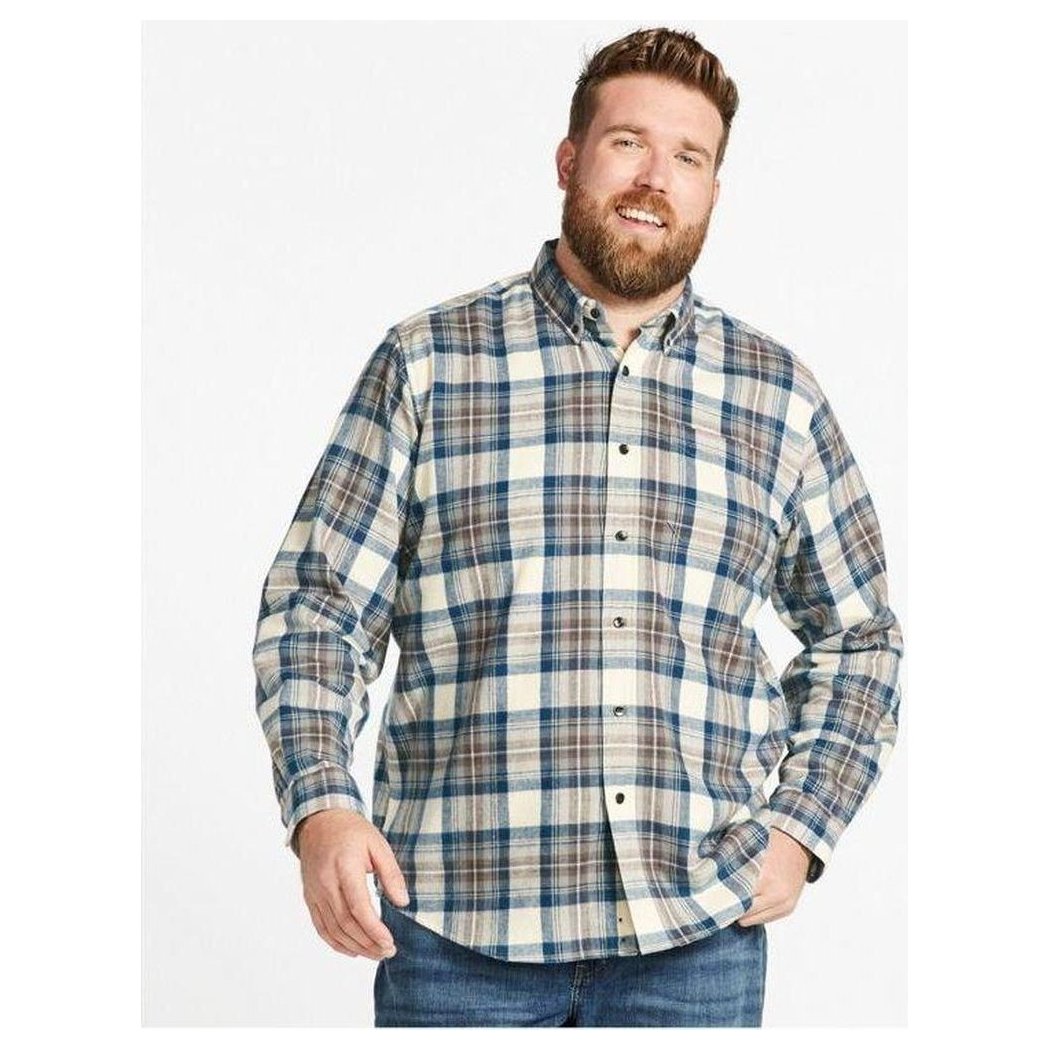 L.L.Bean Men's Long Sleeve Scotch Plaid Flannel Shirt-Men's - Clothing - Tops-Appalachian Outfitters