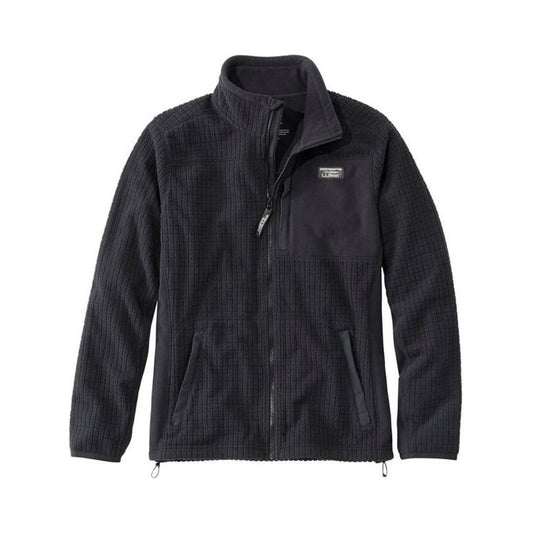 L.L.Bean Men's Mountain Classic Windproof Fleece Jacket-Men's - Clothing - Jackets & Vests-Black-M-Appalachian Outfitters