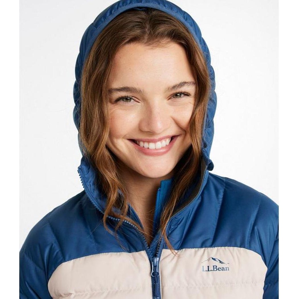 L.L.Bean Women's Bean's Down Jacket Colorblock-Women's - Clothing - Jackets & Vests-Appalachian Outfitters