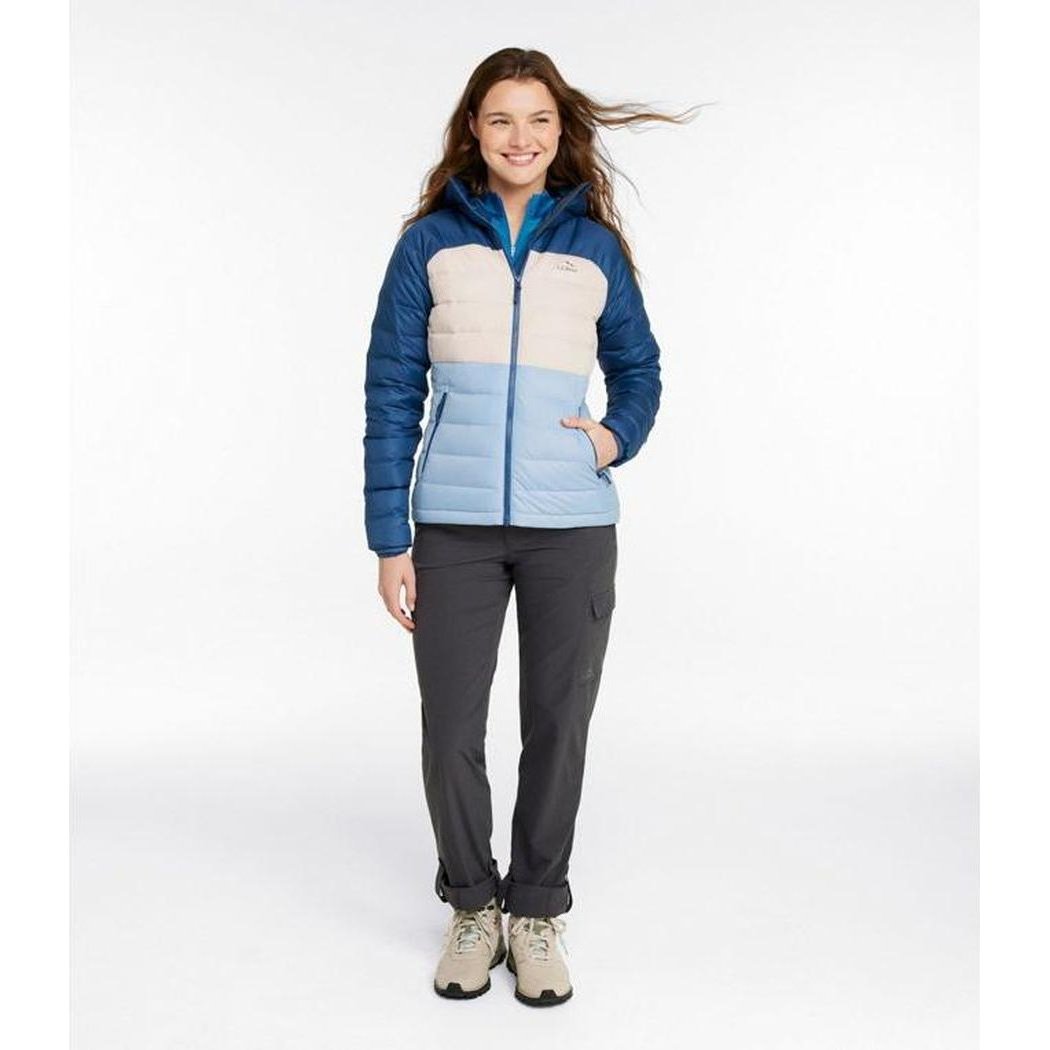 L.L.Bean Women's Bean's Down Jacket Colorblock-Women's - Clothing - Jackets & Vests-Appalachian Outfitters