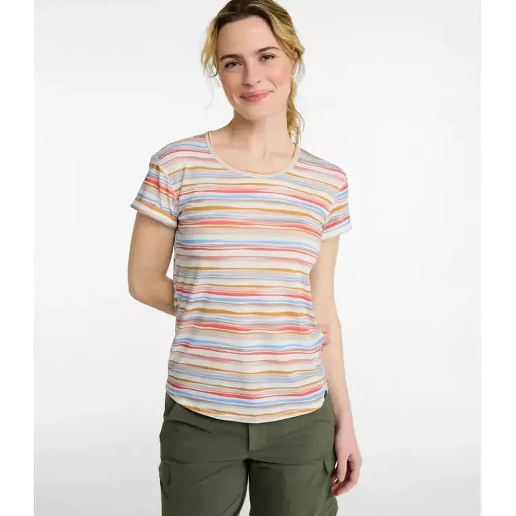 L.L.Bean Women's Everyday SunSmart Lifestyle Tee, Short-Sleeve Print-Women's - Clothing - Tops-Appalachian Outfitters