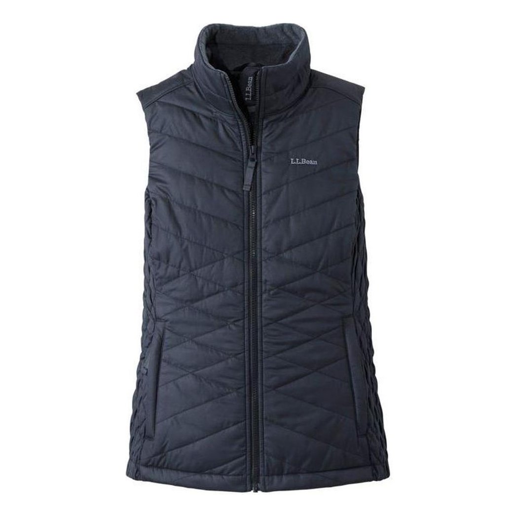L.L.Bean Women's Fleece-Lined PrimaLoft Vest-Women's - Clothing - Jackets & Vests-Carbon Navy-S-Appalachian Outfitters