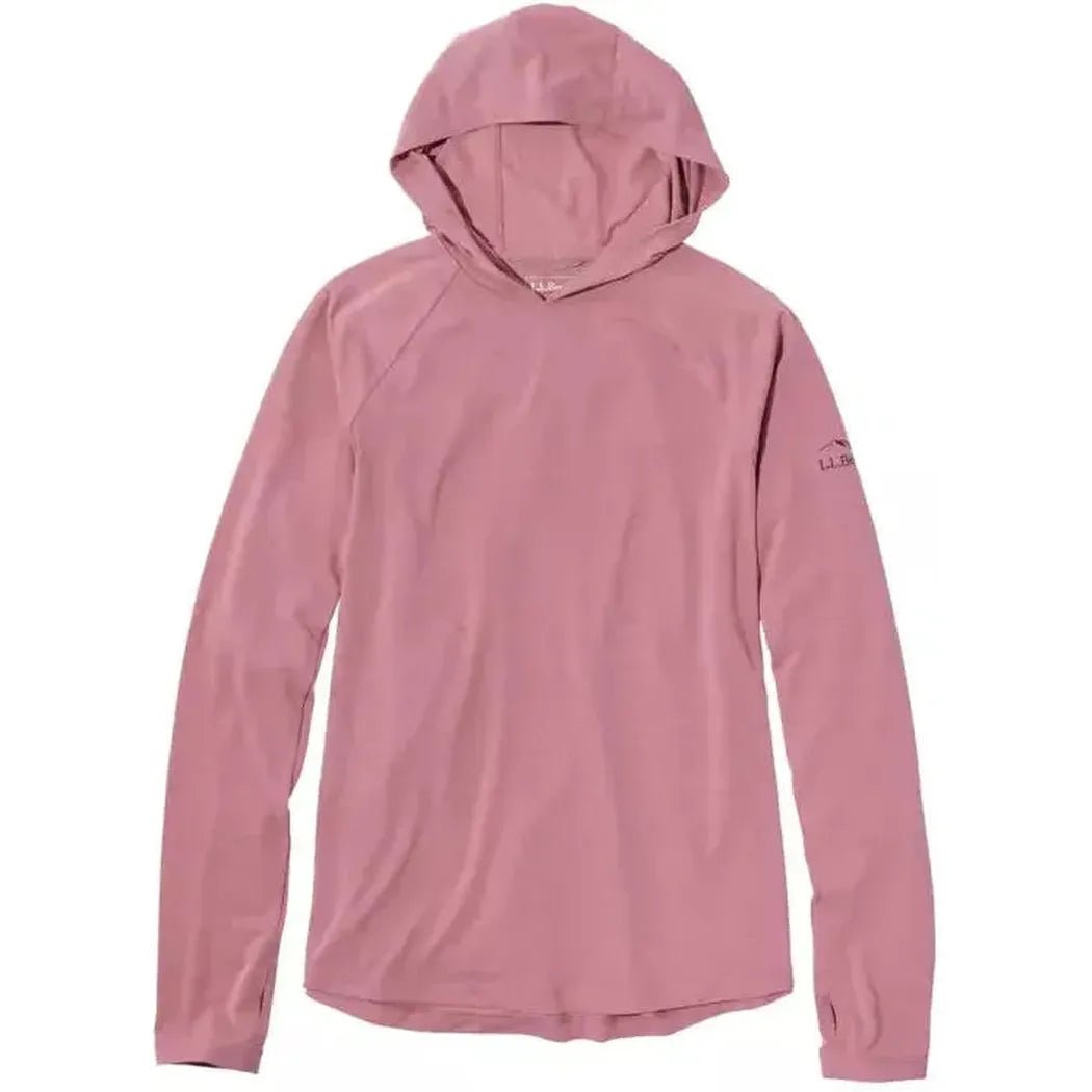 L.L.Bean Women's SunSmart Comfort Hoodie, Long-Sleeve-Women's - Clothing - Tops-Washed Orchid-S-Appalachian Outfitters