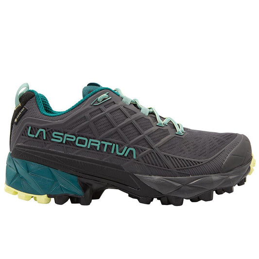 La Sportiva Akyra II GTX Women's-Women's - Footwear - Shoes-Carbon/Juniper-37-Appalachian Outfitters