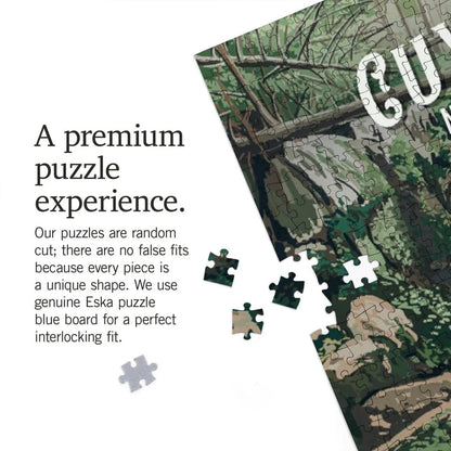 Lantern Press 1000 PIECE PUZZLE Cuyahoga Valley National Park Deer Falls-Accessories - Games-Appalachian Outfitters