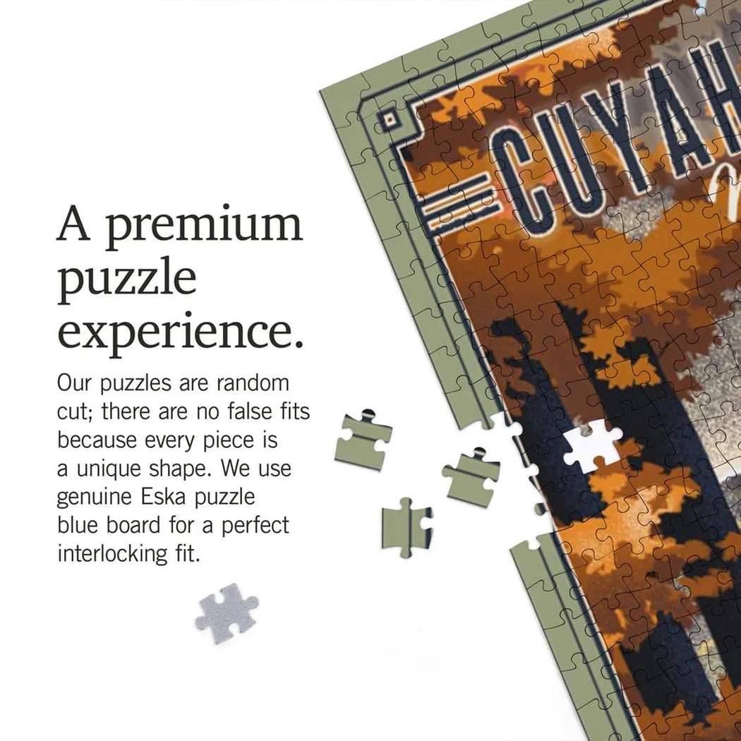 Lantern Press 1000 PIECE PUZZLE Cuyahoga Valley National Park, Ohio Litho-Accessories - Games-Appalachian Outfitters