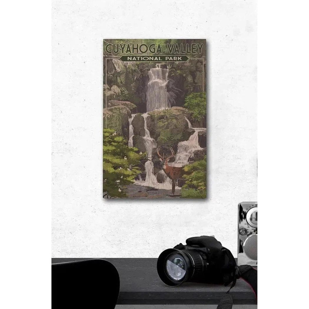 Lantern Press Cuyahoga Valley National Park Premium Wood Sign 12x18-Accessories - Novelty - Decor-Appalachian Outfitters