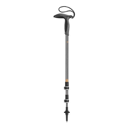 A side view of the Leki Wanderfreund Makalu trekking pole against a white background.