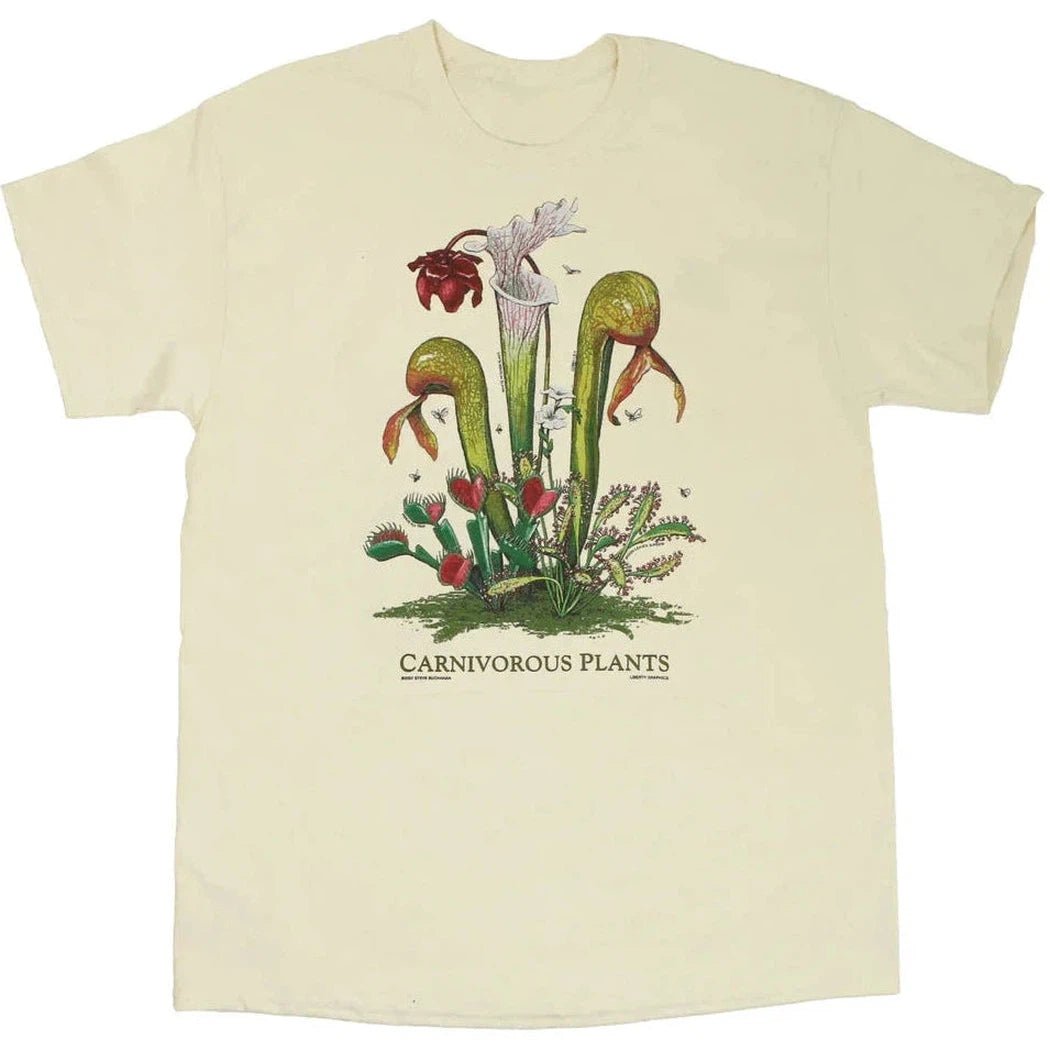 Liberty Graphics Carnivorous Plants Short Sleeve T-Unisex - Clothing - Tops-Appalachian Outfitters