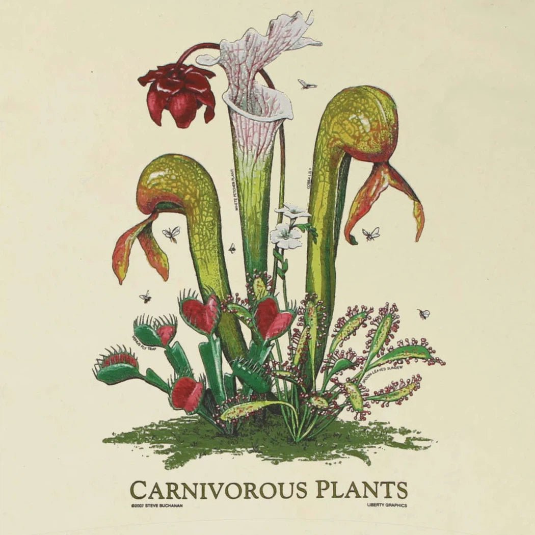 Liberty Graphics Carnivorous Plants Short Sleeve T-Unisex - Clothing - Tops-Appalachian Outfitters