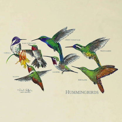 Liberty Graphics Hummingbirds Short Sleeve T-Unisex - Clothing - Tops-Appalachian Outfitters