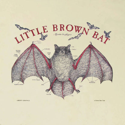 Liberty Graphics Little Brown Bat Short Sleeve T-Unisex - Clothing - Tops-Appalachian Outfitters